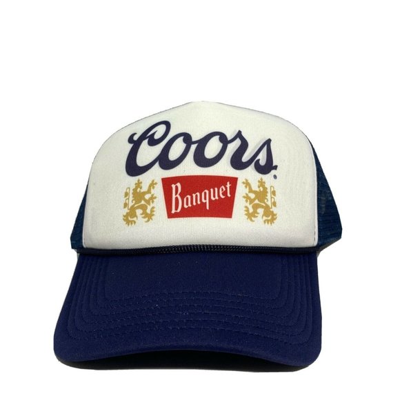 Coors Banquet Beer Trucker Hat Mesh Cap 